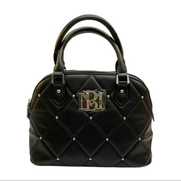 Badgley Mischka Big Quilted Dome Bag with … - Picture 1 of 9